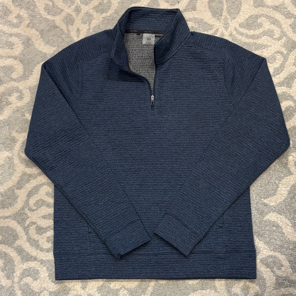 Men's Navy Quarter-Zip Shirt